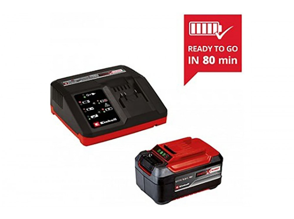 Дрель аккумуляторная ударная Einhell PXC TP-CD 18/120 Li-i BL, АКБ 5,2 А*ч + ЗУ