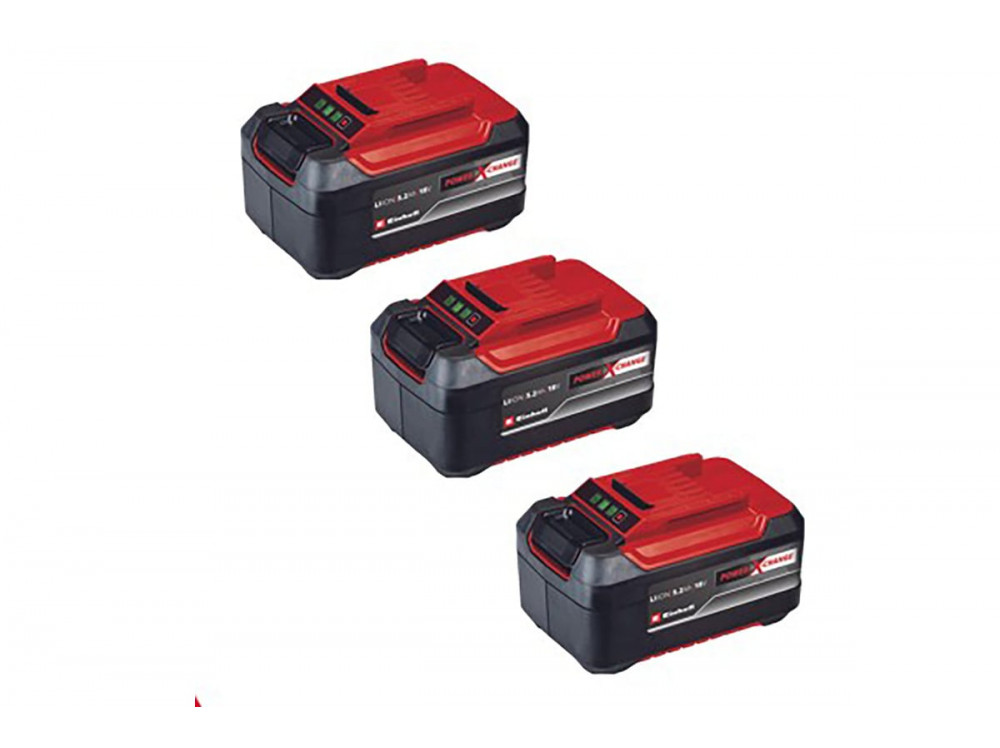 Дрель аккумуляторная ударная Einhell PXC TP-CD 18/120 Li-i BL, 3 АКБ х 5.2 Ач + ЗУ + кейс