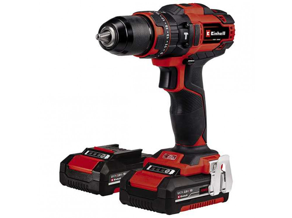 Дрель-шуруповёрт аккумуляторная Einhell PXC TE-CD 18/40 Li-i +64 (2x2,0Ah)