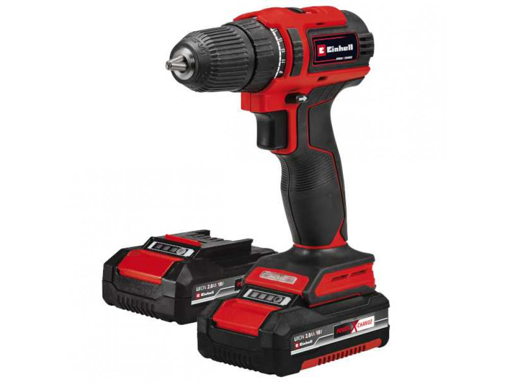 Дрель-шуруповёрт аккумуляторная Einhell PXC TE-CD 18/40 Li BL (2x2.0Ah) Дрель-шуруповёрт аккумуляторная Einhell PXC TE-CD 18/40 Li BL (2x2.0Ah)
