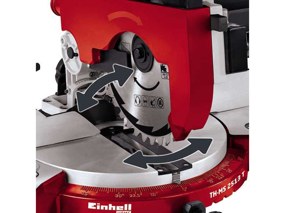 Пила торцовочная с площадкой Einhell TC-MS 2513 T
