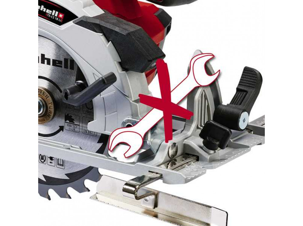 Пила циркулярная аккумуляторная Einhell PXC TE-CS 18 Li-Solo