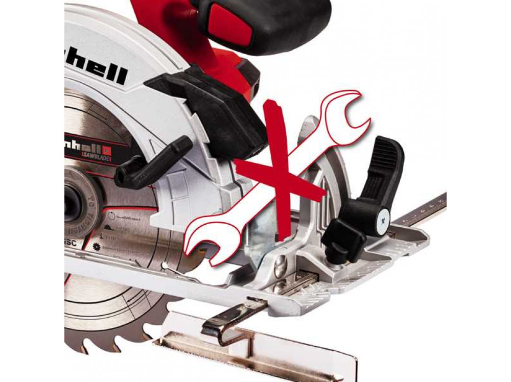 Пила циркулярная аккумуляторная Einhell PXC TE-CS 18/165 Li-Solo