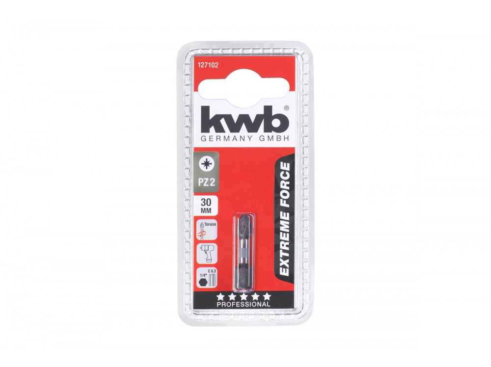 Бита ударная (30 мм) KWB IMPACT PZ2 127102 Бита ударная (30 мм) KWB IMPACT PZ2 127102