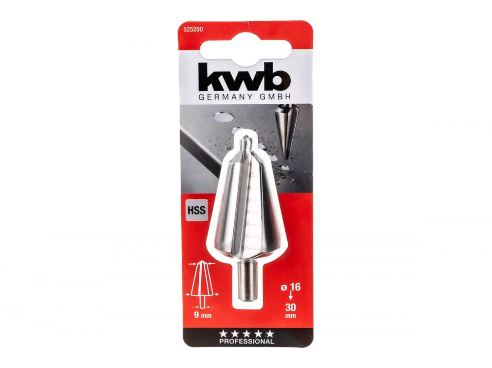 Сверло конусное (16-30 мм) KWB HSS 5252-00