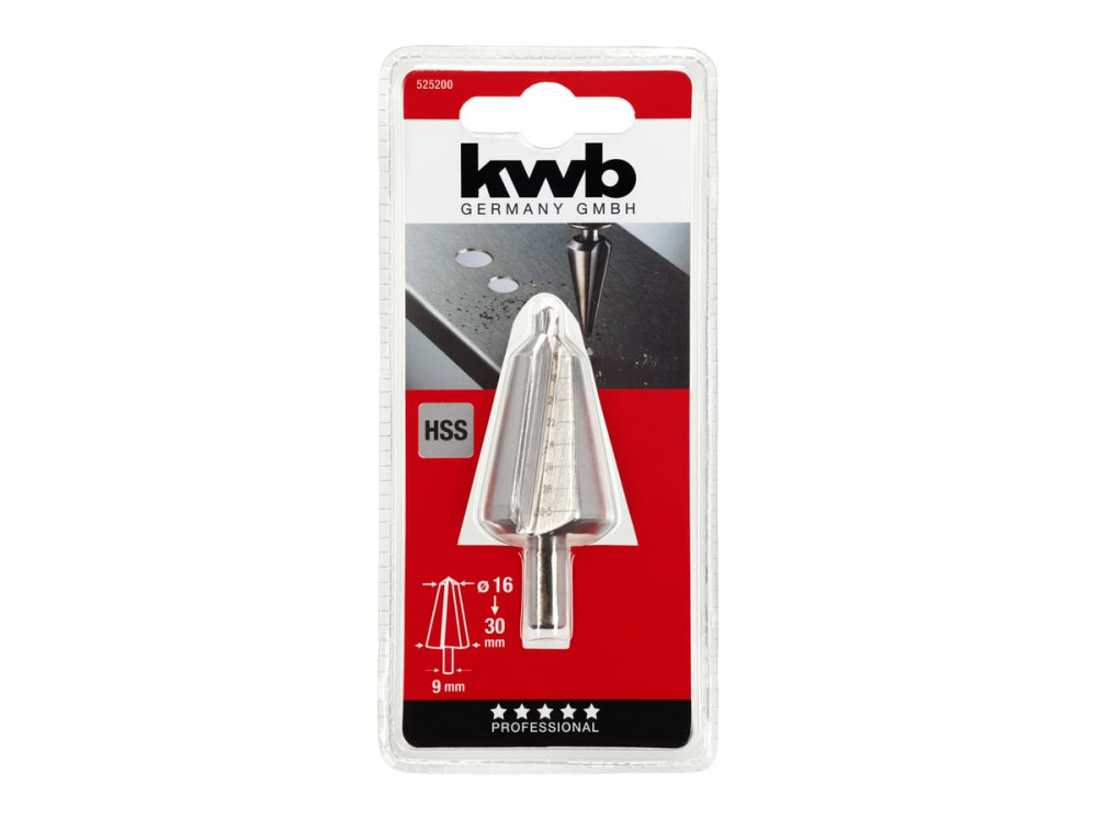 Сверло конусное (16-30 мм) KWB HSS 5252-00