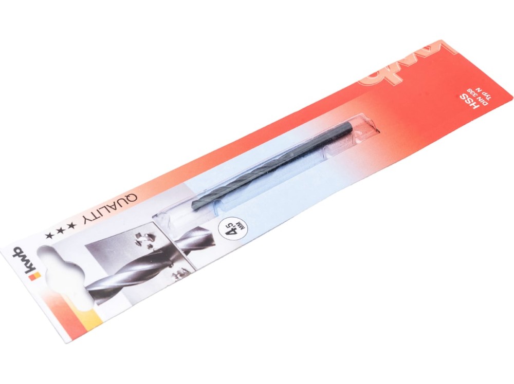 Сверло по металлу DIN 338 (4.5 мм) KWB HSS 209-645