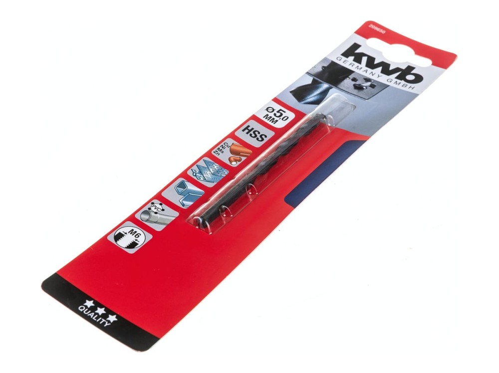 Сверло по металлу DIN 338 (5 мм) KWB HSS 209-650