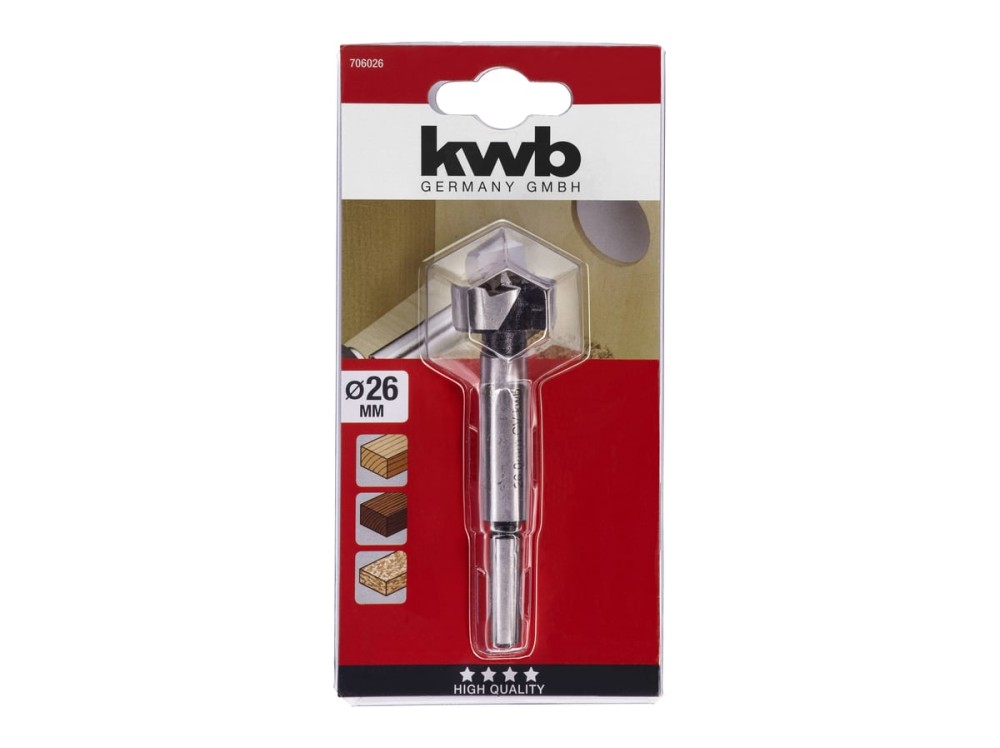 Сверло Форстнера 26 мм KWB 706026