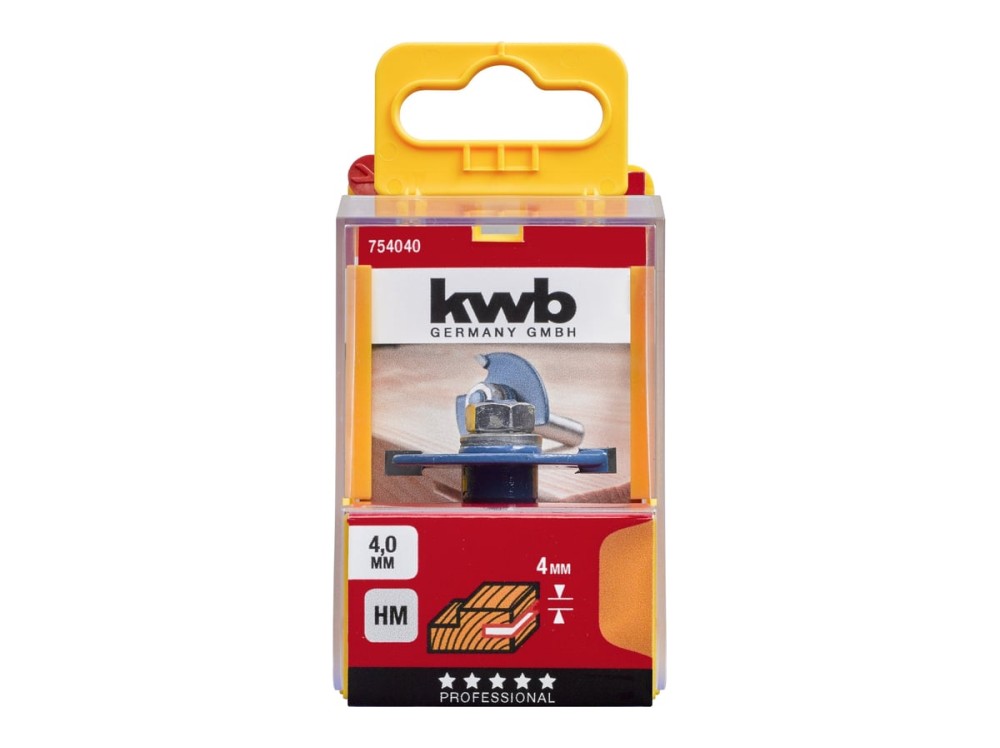 Фреза пазовая дисковая 4 мм KWB HM 754040