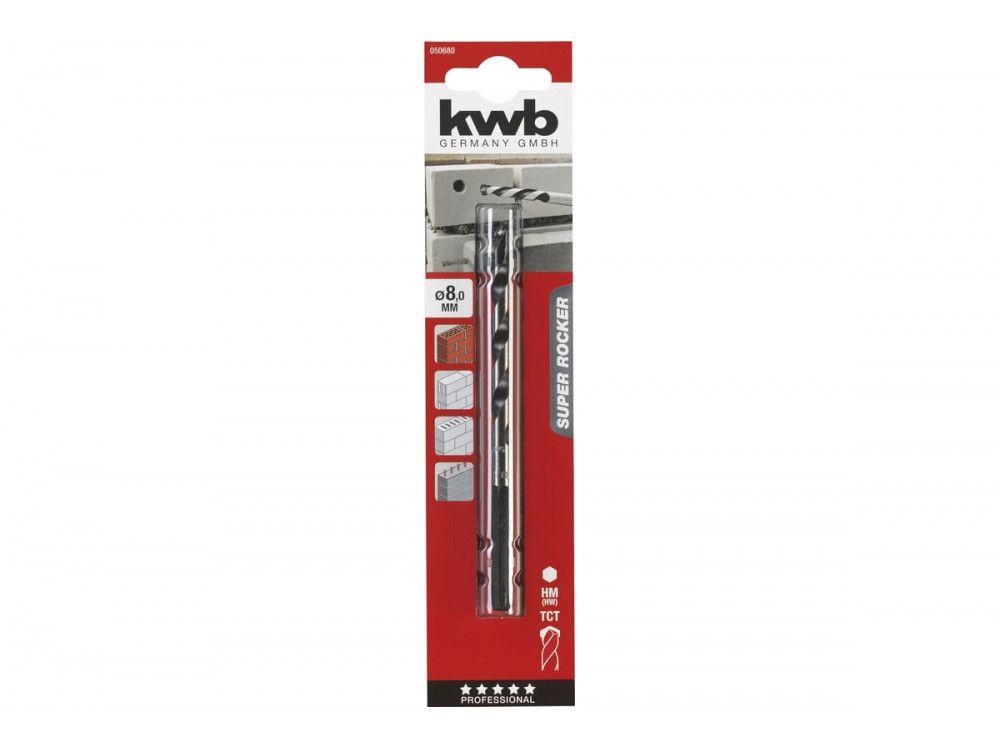Сверло по бетону KWB ROCKER HM 050680