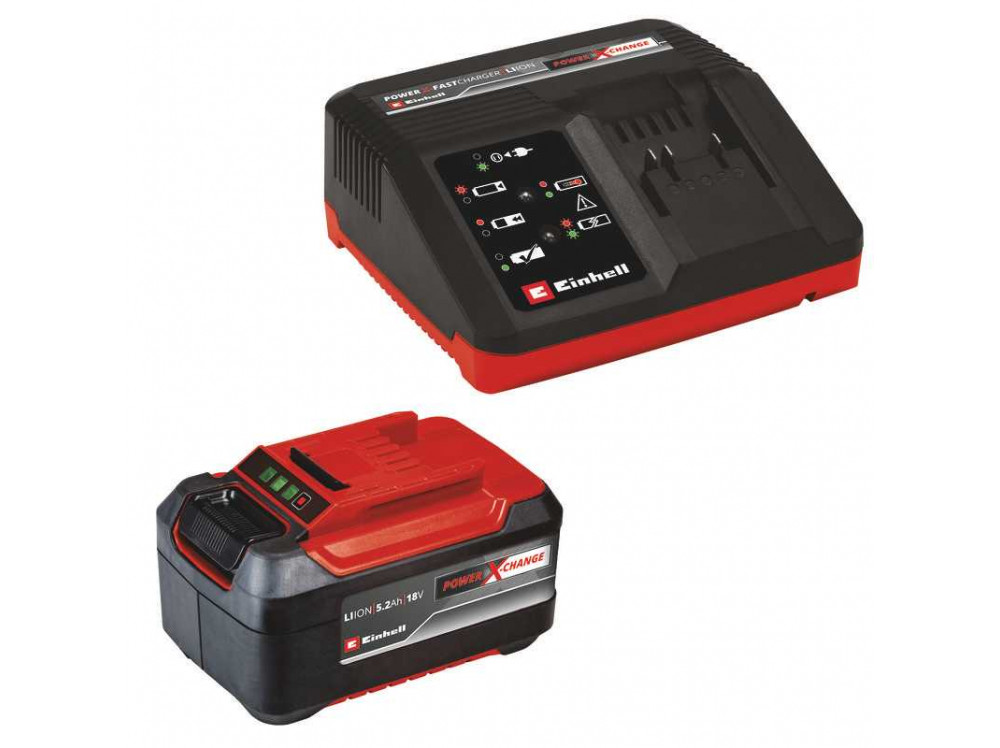 18V 5,2Ah & 4A Fastcharger 4512114 в фирменном магазине EINHELL