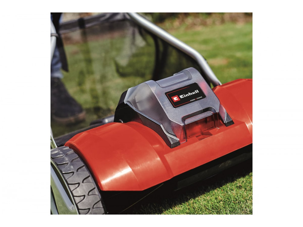 Аккумуляторная газонокосилка Einhell PXC GE-HM 18/38 Li-Solo 3414200 Аккумуляторная газонокосилка Einhell PXC GE-HM 18/38 Li-Solo 3414200