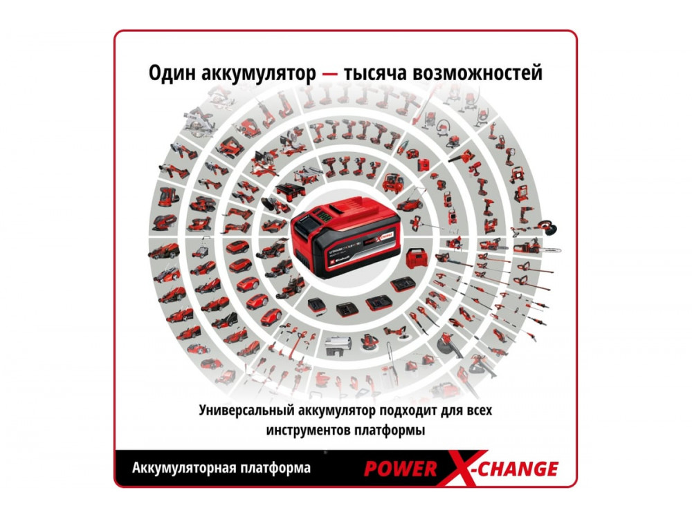 Аккумуляторная газонокосилка Einhell PXC GE-HM 18/38 Li-Solo 3414200 Аккумуляторная газонокосилка Einhell PXC GE-HM 18/38 Li-Solo 3414200