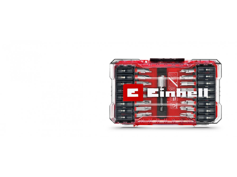 Набор бит Einhell 33 предмета, битодержатель, М-Case Набор бит Einhell 33 предмета, битодержатель, М-Case