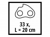 Пильная цепь для GC-EC 7520 T Einhell 4500124