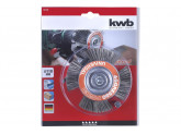 Кордщетка плоская для дрели  (110 мм, универсальная, 3 предмета) KWB AGGRESSO D 602500