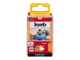 Фреза фигурная с подшипником (R 6,35 мм, 25,7 мм, хв. 8 мм) KWB HM 755920