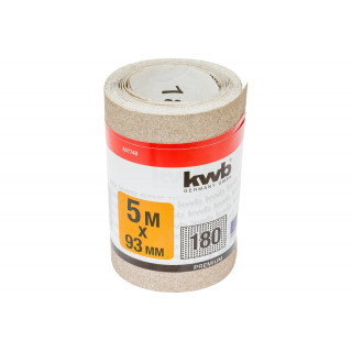 Бумага шлифовальная в рулоне (5 м, 93 мм) KWB К180 847748