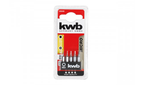 Бита (28 мм) KWB HEX Micro 128440
