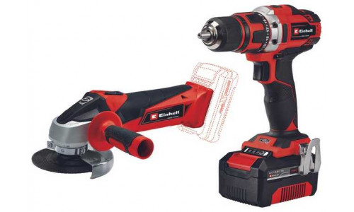 Набор инструмента Einhell TE-TK 18/2 Li Kit (Шуруповерт + УШМ)