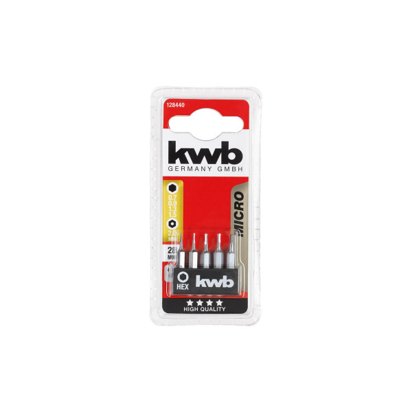 Бита (28 мм) KWB HEX Micro 128440