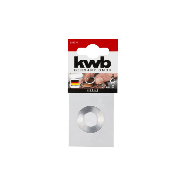 Кольцо переходное для пильных дисков (16/30 мм) KWB 58-3016
