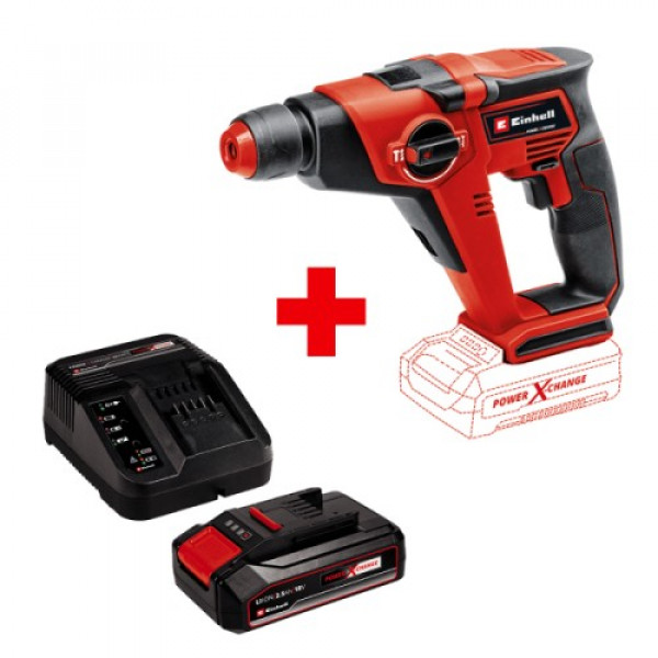 Перфоратор аккумуляторный Einhell PXC TC-HD 18/12 Li ЗУ, АКБ 2.5Ач