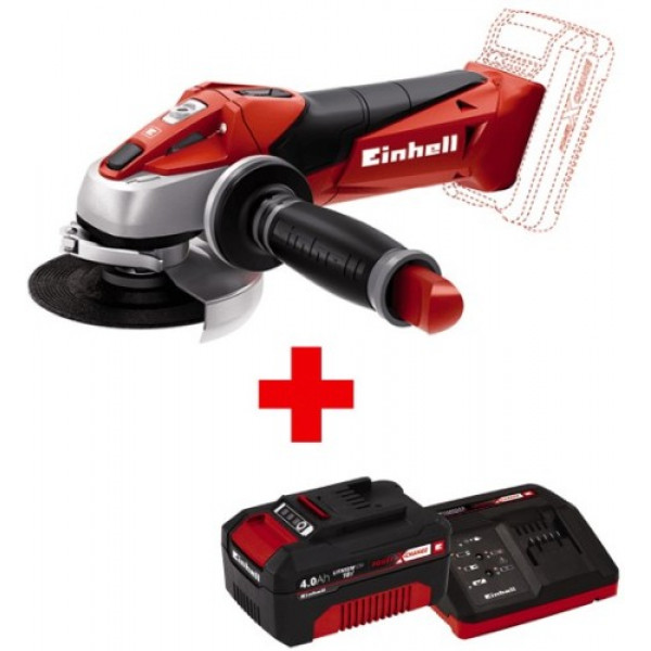 Угловая шлифмашина аккумуляторная Einhell PXC TE-AG 18/115 Li 